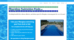 Desktop Screenshot of fiberglassswimmingpooltiling.com